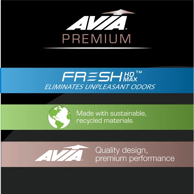 Avia Women's Premium Cushioned Low Cut Socks, 6-Pack