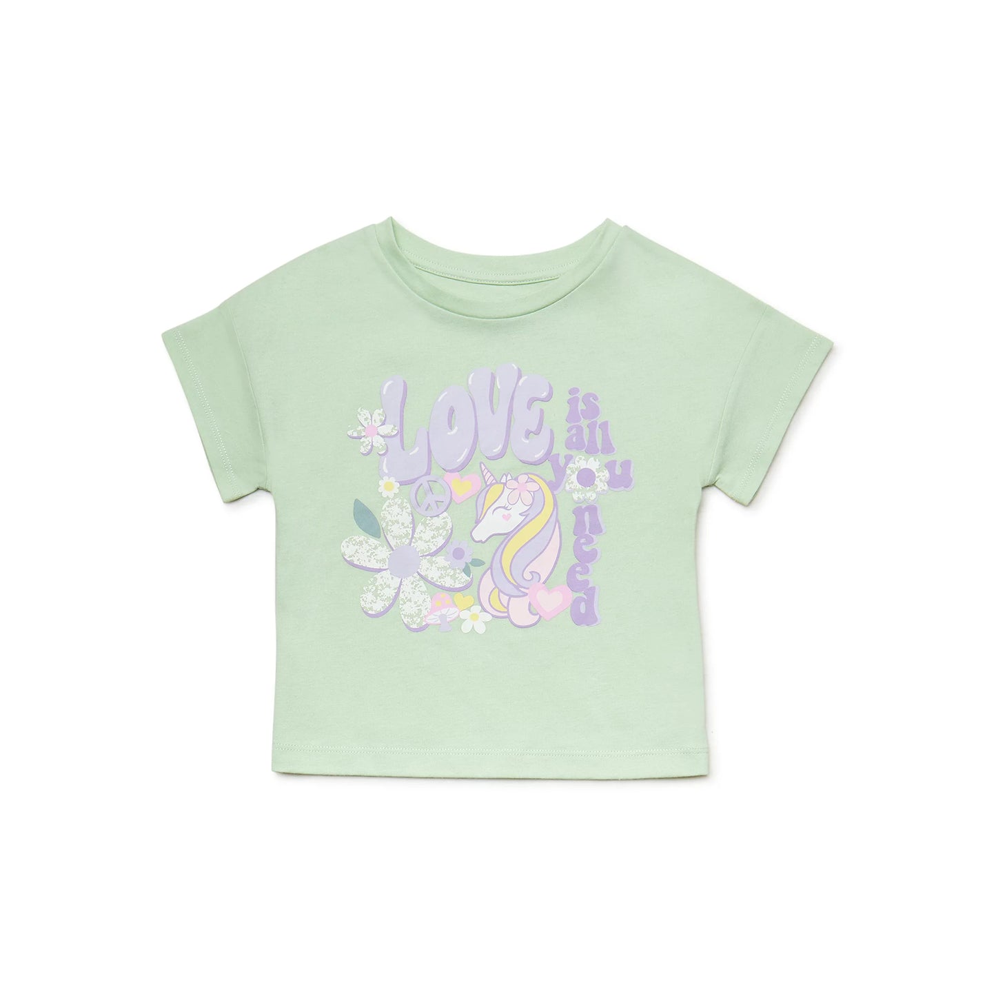 365 Kids from Garanimals Girls Graphic Tee with Short Sleeves