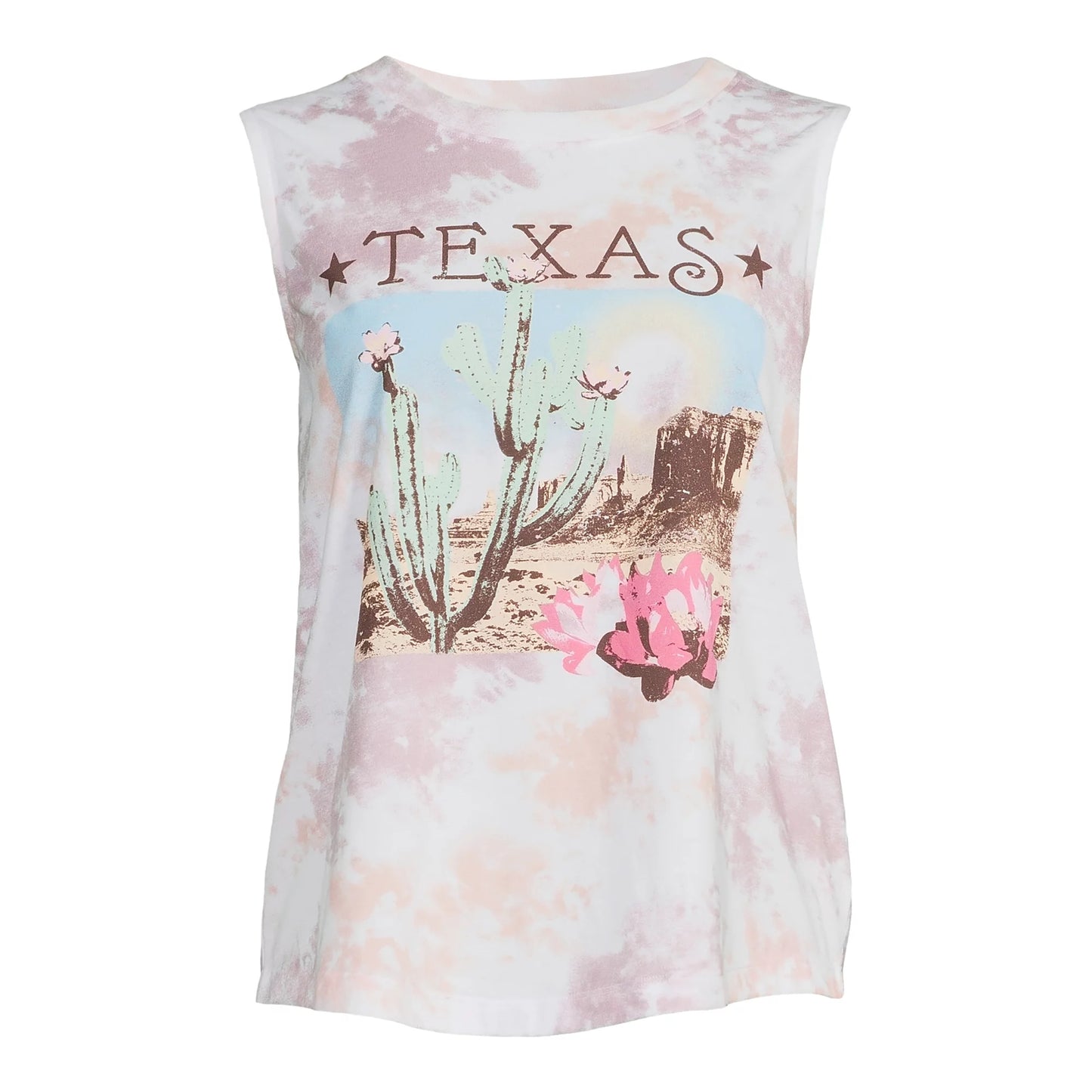 Time and Tru Women's Destination Graphic Print Tank Top