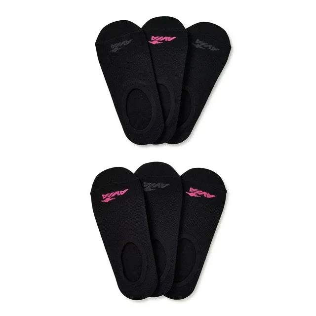 Avia Women's Micro Performance Sport Liner, 6 Pack