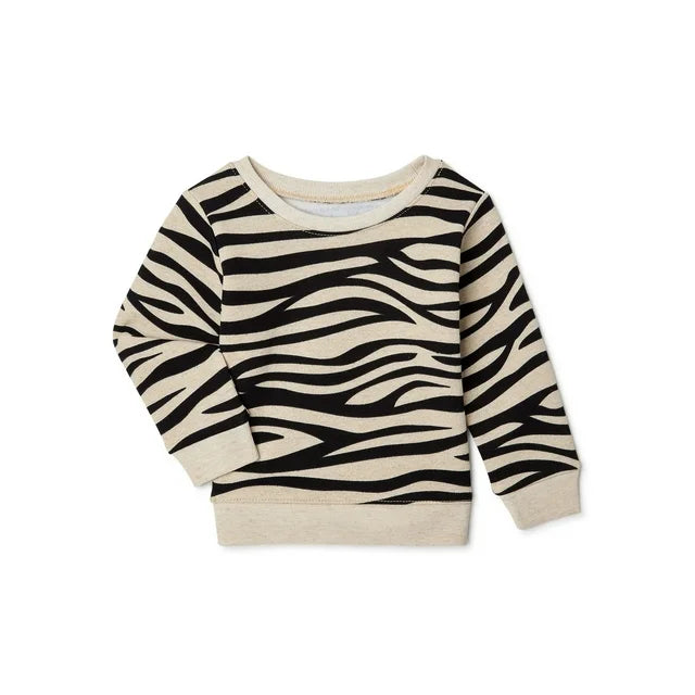 Garanimals Baby Girls Long Sleeve Fleece Top