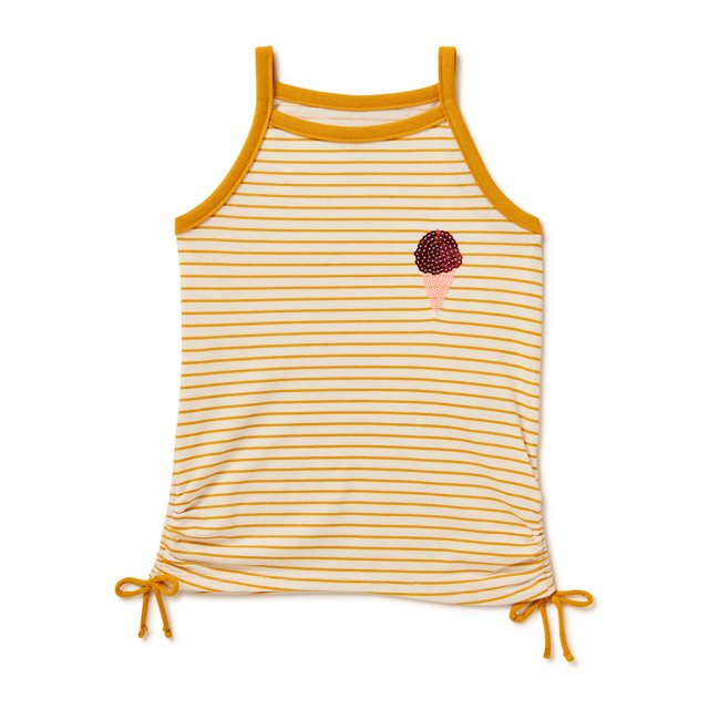 Wonder Nation Girls Embellished Sleeveless Top