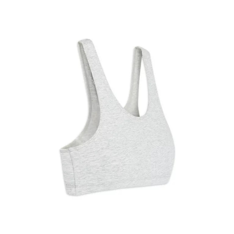 Wonder Nation Girls Cotton Bra, 2-Pack,