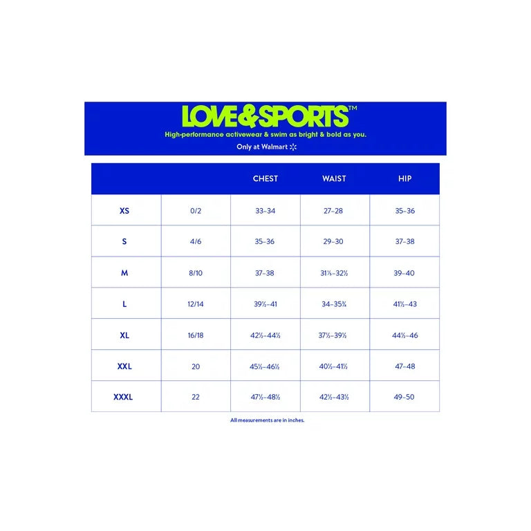 Love & Sports Women's Square Neck Pull-over Bikini Top