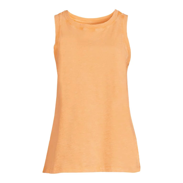 Time and Tru Women's Mineral Wash Tank Top, Sizes