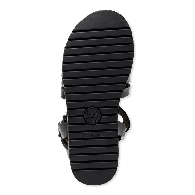 Wonder Nation Little & Big Girls Gladiator Sandals