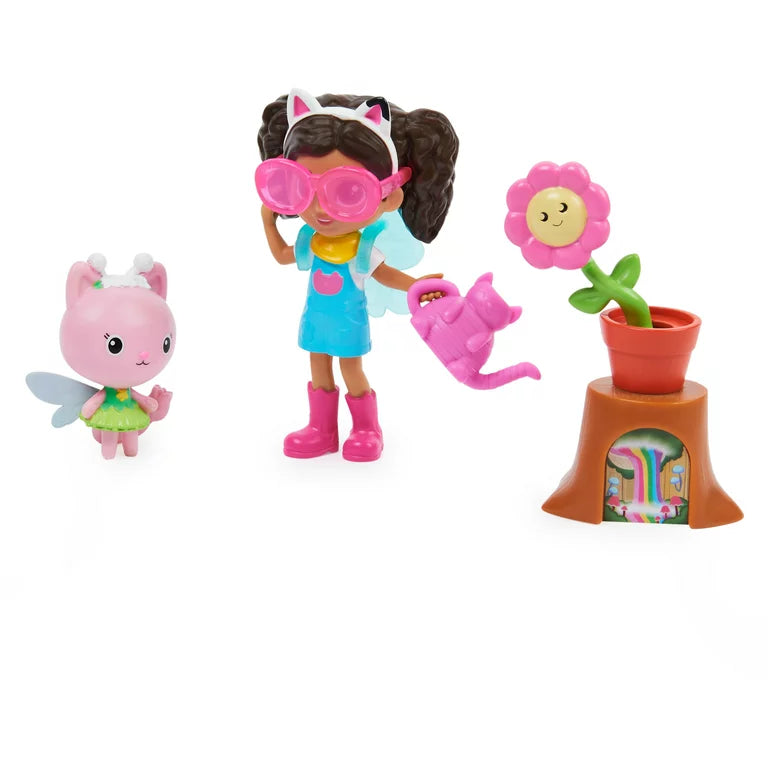 Gabby’s Dollhouse, Flower-rific Garden Playset for Kids 3 and up