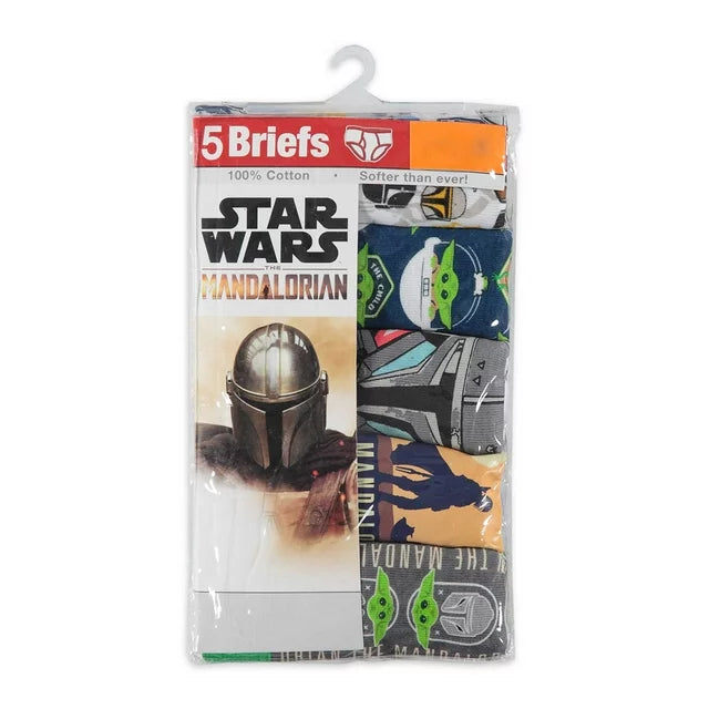 Star Wars Boys The Mandalorian Briefs, 5-Pack