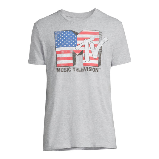 MTV Men's and Big Men's Music Television Graphic Tee