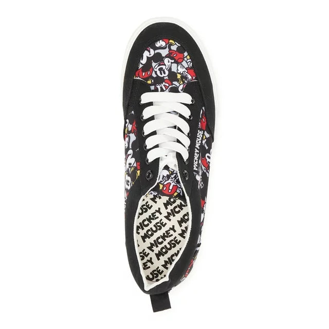 Mickey Mouse Men's Casual Print Low Top Sneaker