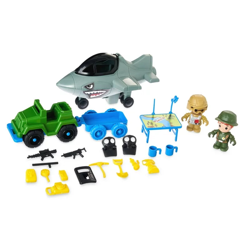 Kid Connection Military Command Center Play Set, 31 Pieces