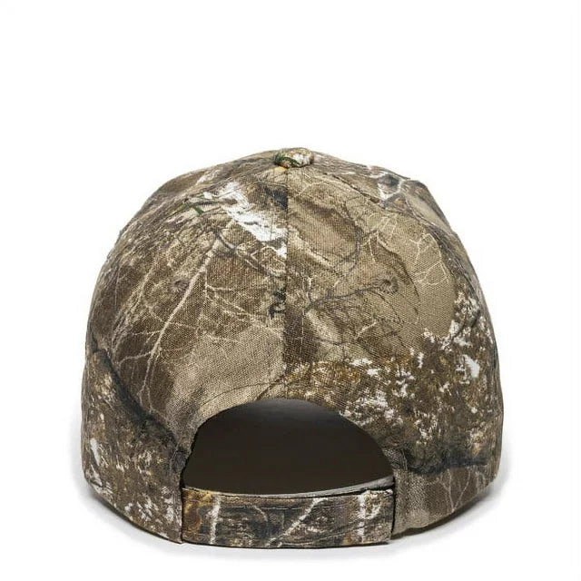 Realtree Lightly Structured Canvas Baseball Style Hat Realtree Edge Camo, Adult, Men's, Hunting