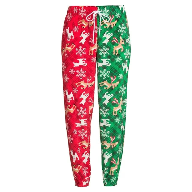 Rudolph the Red Nosed Reindeer Women's Sleep Velour Jogger