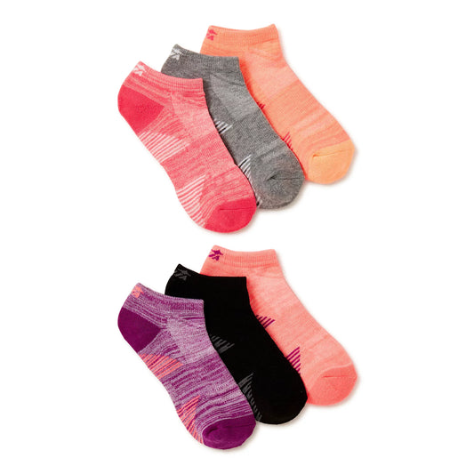 Avia Women's Premium Cushioned Low Cut Socks, 6-Pack