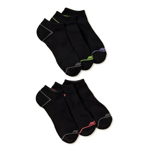 Avia Women's Premium Zoned Cushioned Low Cut Sock, 6-Pack