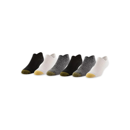 GOLDTOE Edition Men's Casual Sneaker Socks, 6-Pack