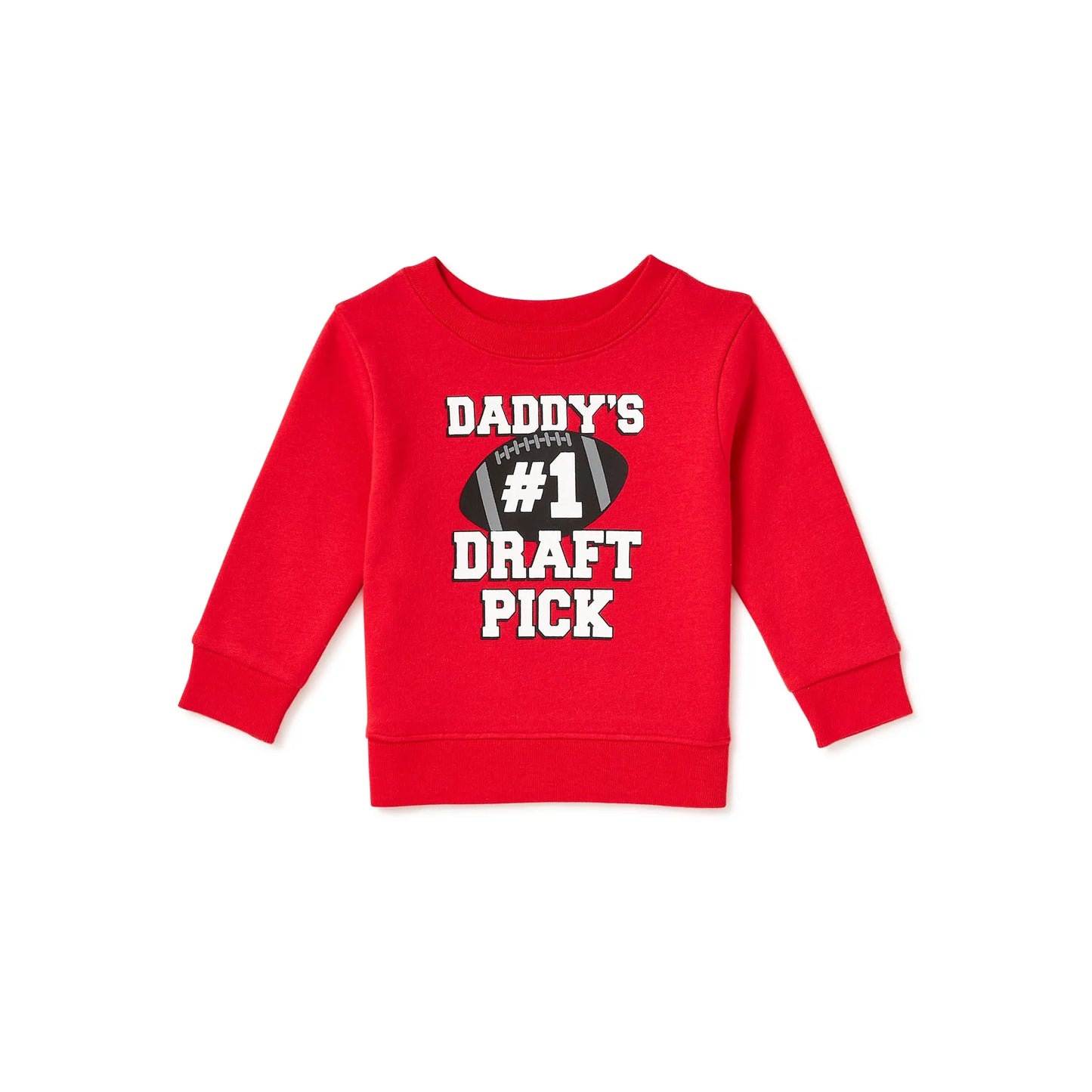 Garanimals Baby Boys Daddy's #1 Draft Pick Long Sleeve Fleece Top