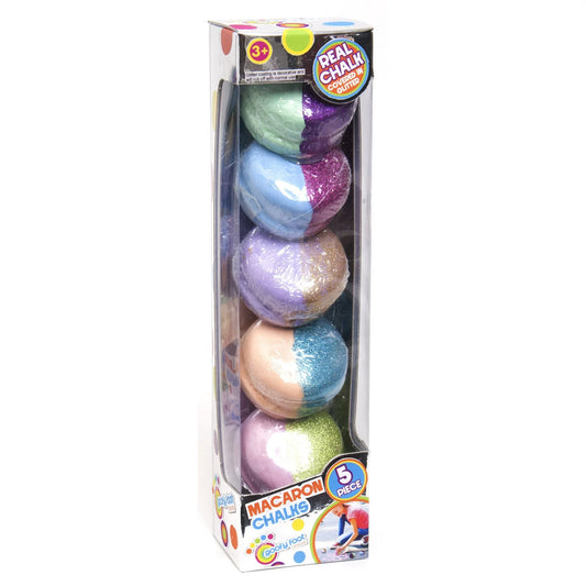 Goofy Foot Designs Macaron Chalk -Glitter Coated! (Pack of 6 Pieces)