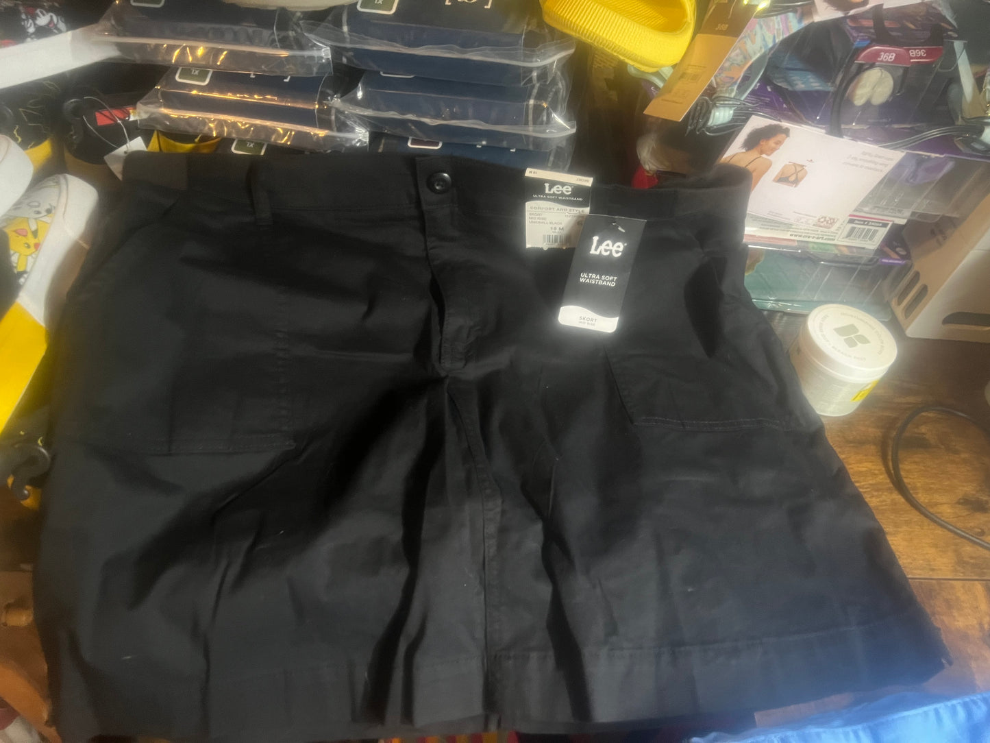 Lee Women's Mid Rise Cuffed Bermuda Shorts