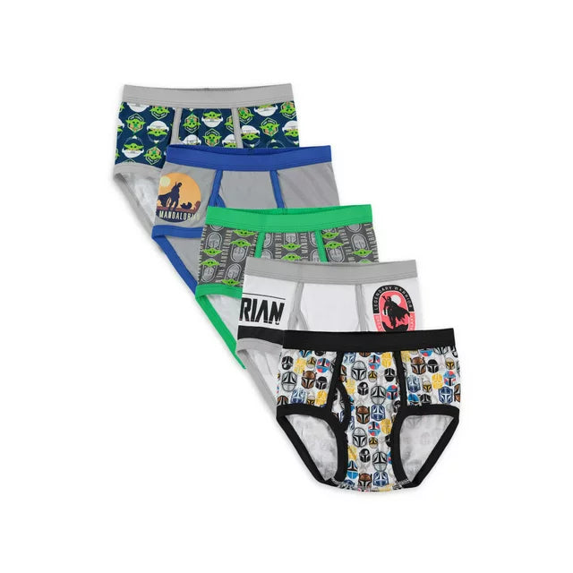 Star Wars Boys The Mandalorian Briefs, 5-Pack