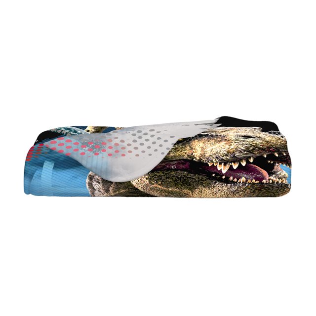 Jurassic World Kids Plush Blanket, 62” x 90”
