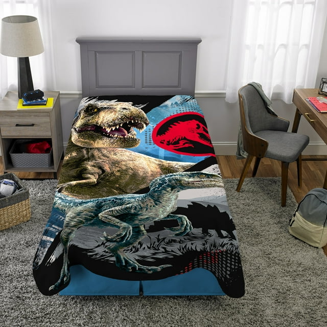 Jurassic World Kids Plush Blanket, 62” x 90”
