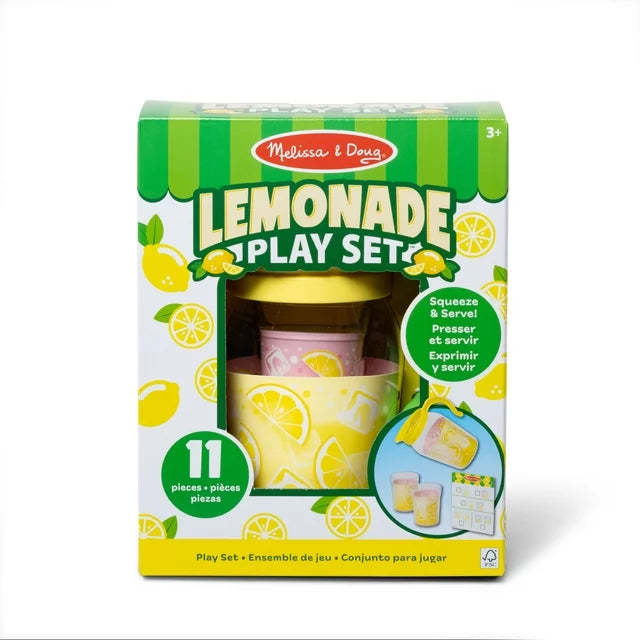 Melissa & Doug Lemonade Pretend Play Food and Drink Toy for Toddlers, Preschoolers, and Kids Ages 3+ - FSC-Certified Materials