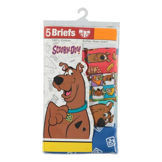 Scooby-Doo Boys Underwear, 5 Pack Briefs
