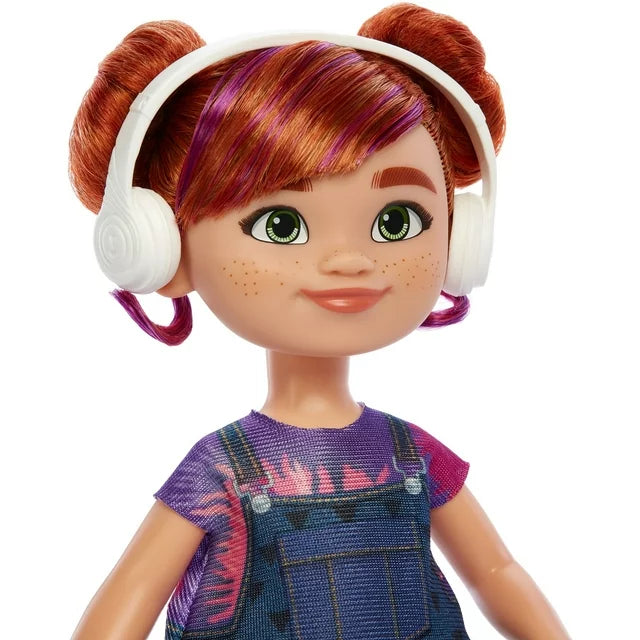 Karma’s World Switch Stein Doll with Red Hair, Includes Headphones Accessory