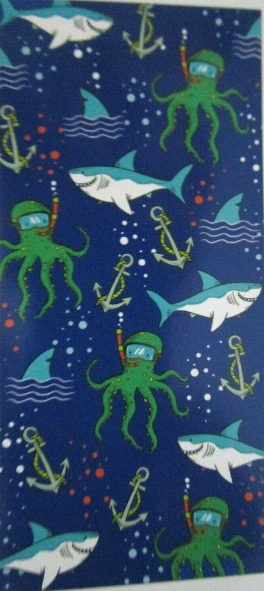Mainstays Beach Towel, Shark Print