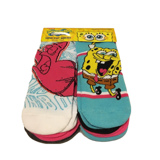 Nickelodeon SpongeBob SquarePants Women's Low-Cut Socks, 10-Pack, Shoe